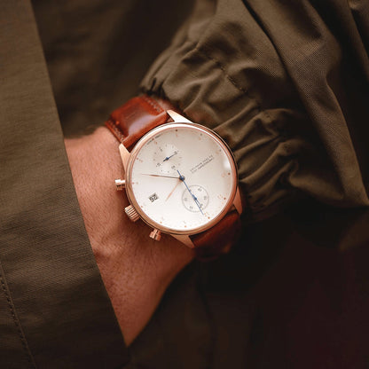 AV86 : 1815 CHRONOGRAPH - ROSE GOLD WHITE