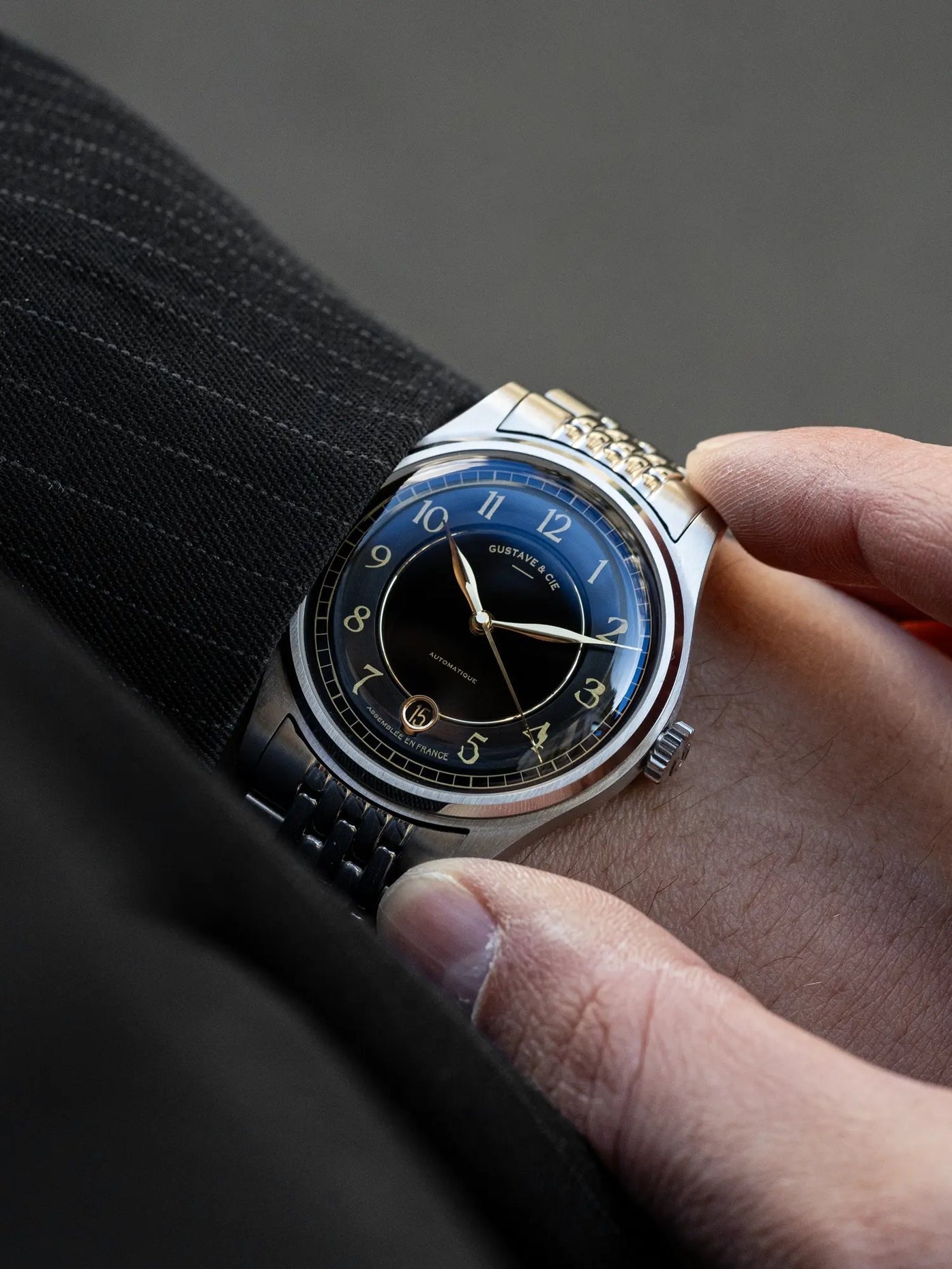 GUSTAVE : CHARLES 12H NOIR
