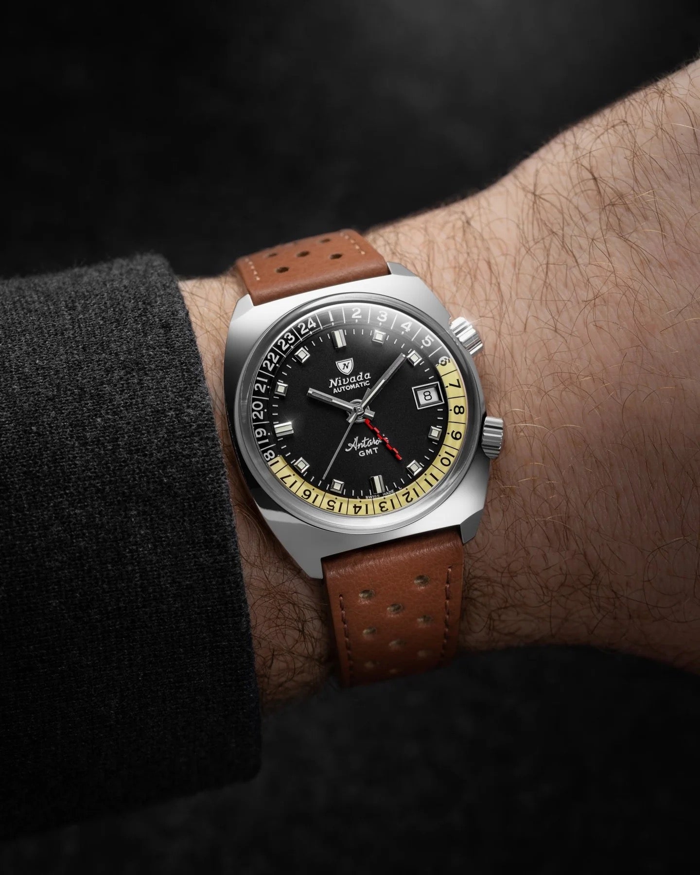 NIVADA GRENCHEN : ANTARCTIC GMT BLACK