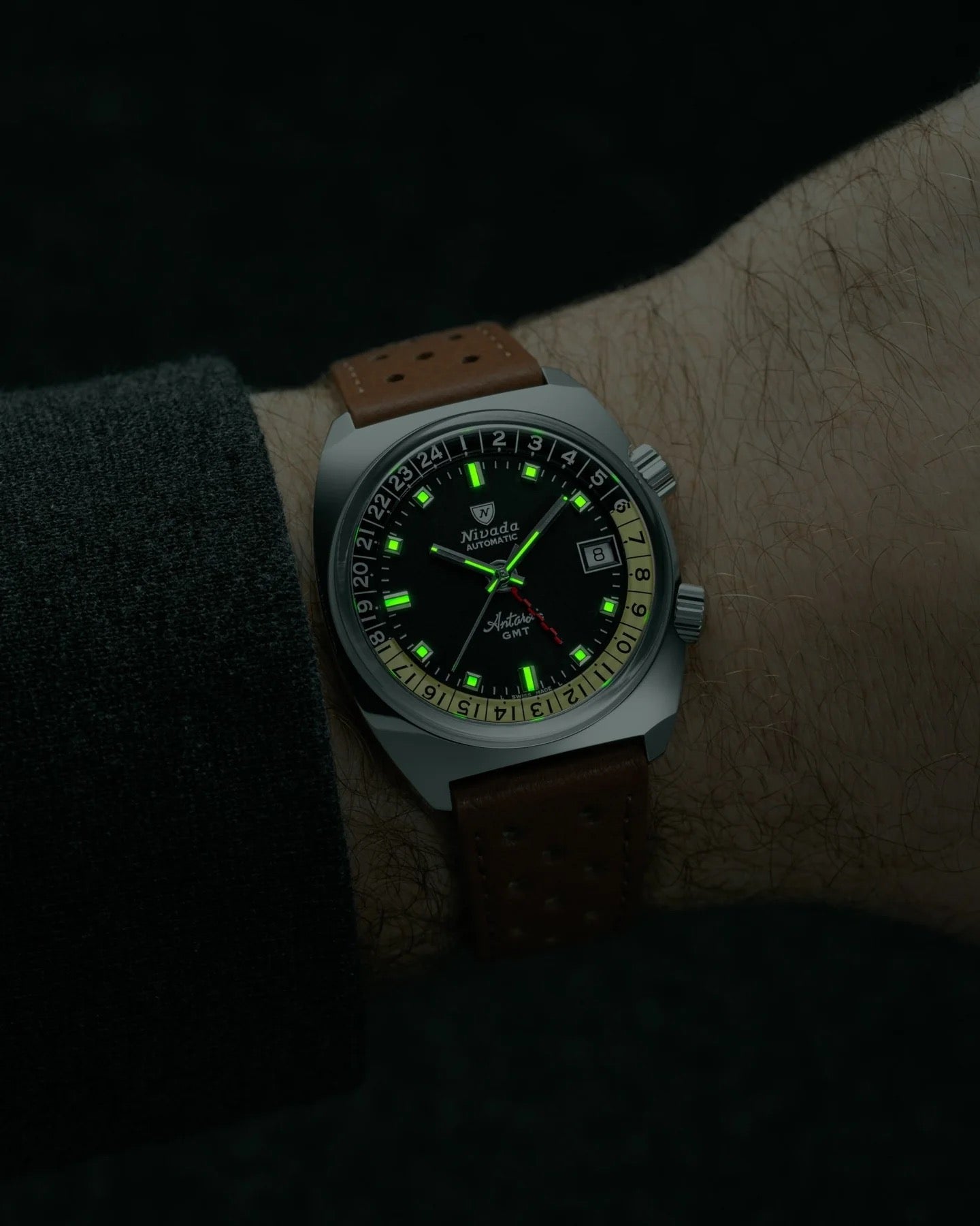 NIVADA GRENCHEN : ANTARCTIC GMT BLACK