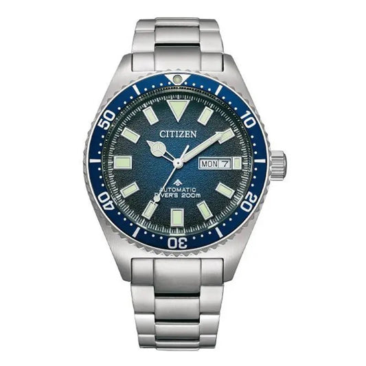CITIZEN : PROMASTER MECHANICAL DIVER BLEUE NY0129-58LE