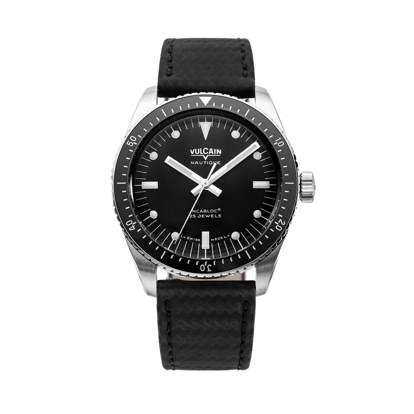 VULCAIN : SKINDIVER NAUTIQUE NOIR - INDEX BLANCS