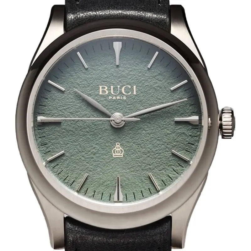 BUCI PARIS : EDITION LIMITÉE GARDE TEMPS AUTOMATIQUE " VERT "