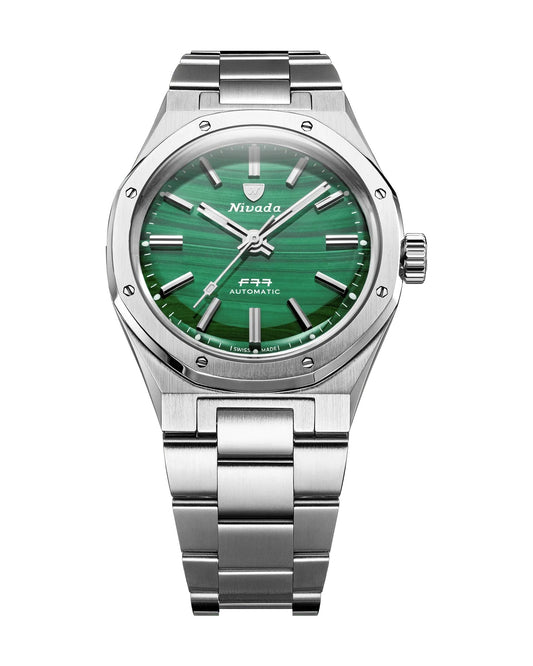 NIVADA GRENCHEN: F77 DARK BLUE AVENTURINE - WITHOUT DATE