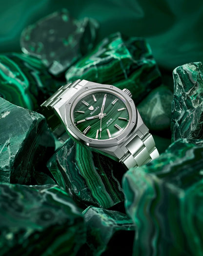 NIVADA GRENCHEN: F77 DARK BLUE AVENTURINE - WITHOUT DATE