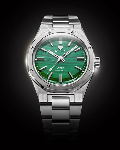 NIVADA GRENCHEN: F77 DARK BLUE AVENTURINE - WITHOUT DATE