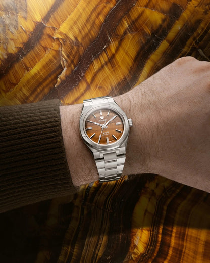 NIVADA GRENCHEN: F77 DARK BLUE AVENTURINE - WITHOUT DATE