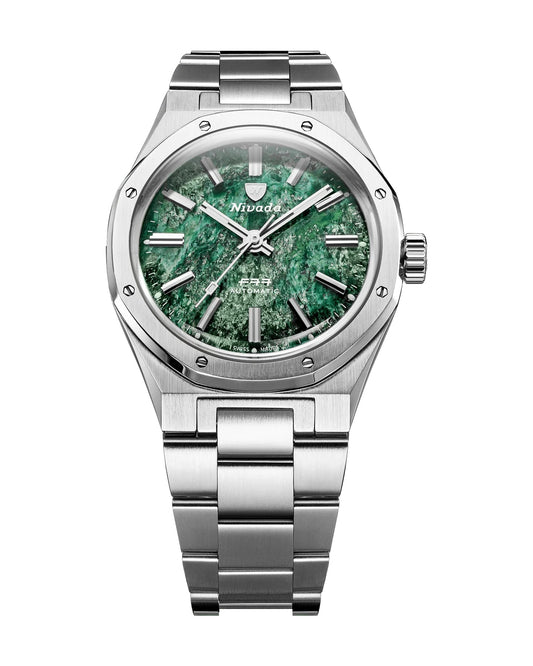NIVADA GRENCHEN: F77 DARK BLUE AVENTURINE - WITHOUT DATE