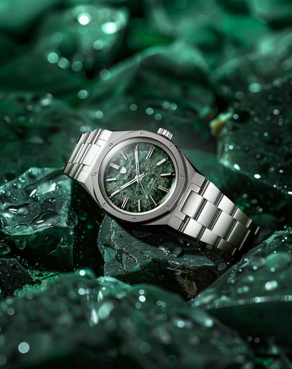 NIVADA GRENCHEN: F77 DARK BLUE AVENTURINE - WITHOUT DATE