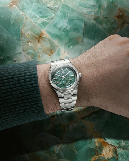 NIVADA GRENCHEN: F77 DARK BLUE AVENTURINE - WITHOUT DATE