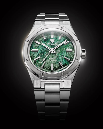 NIVADA GRENCHEN: F77 DARK BLUE AVENTURINE - WITHOUT DATE