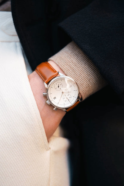 AV86 : 1844 CHRONOGRAPH - STEEL WHITE