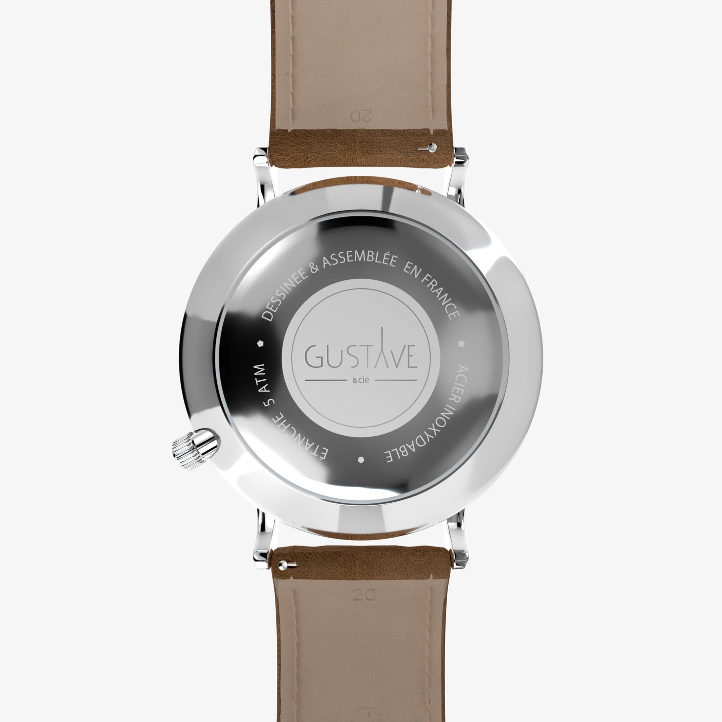 GUSTAVE: ANDRÉ 24H - GREEN DIAL - SILVER CASE