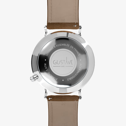 GUSTAVE: ANDRÉ 24H - GREEN DIAL - SILVER CASE