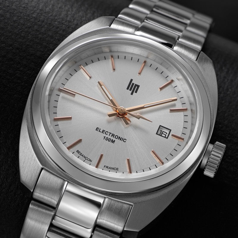 MONTRE LIP : GÉNÉRAL DE GAULLE QUARTZ CLASSIQUE ARGENT 31 MM 671883