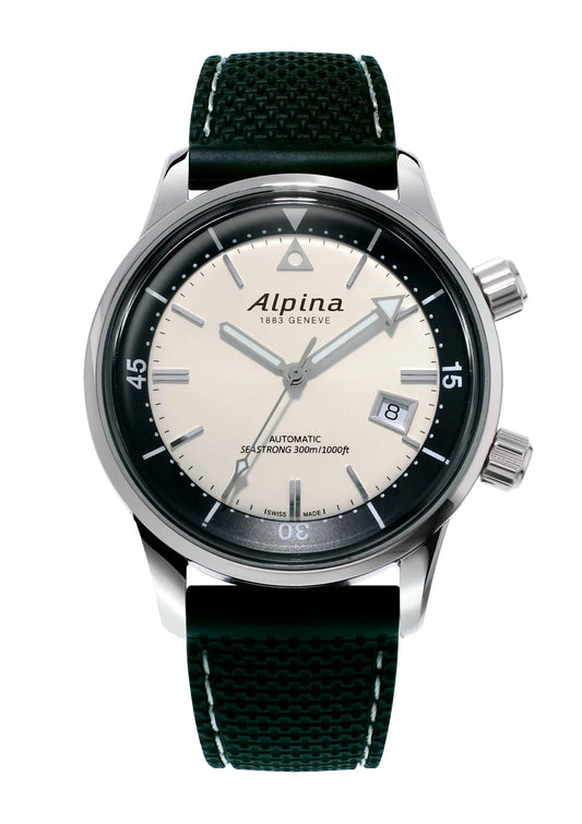 MONTRE ALPINA : HERITAGE SEASTRONG DIVER 300 BLANC AL-525S4H6