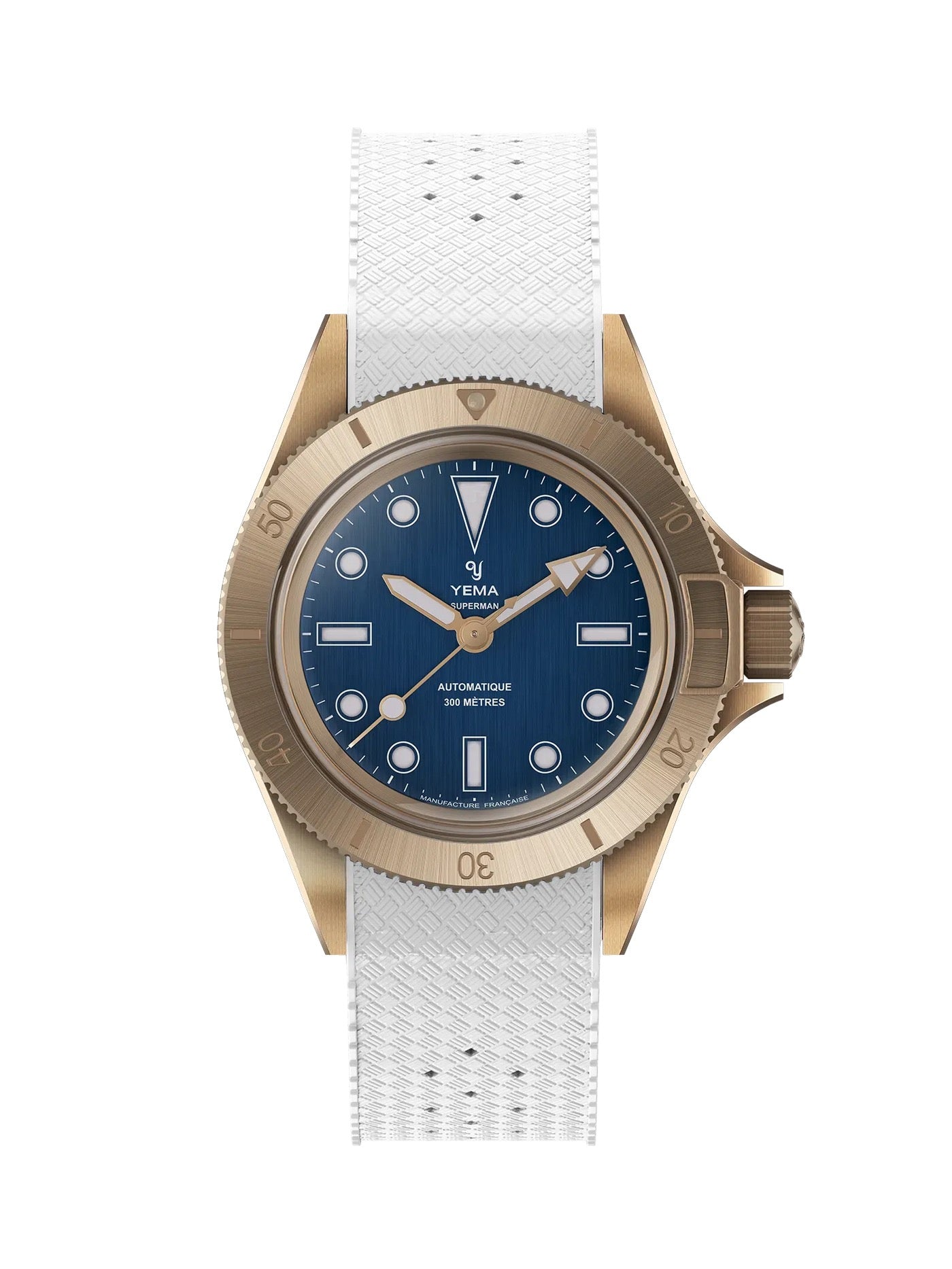 RELOJ YEMA: SUPERMAN BRONCE 10CM EDICIÓN LIMITADA