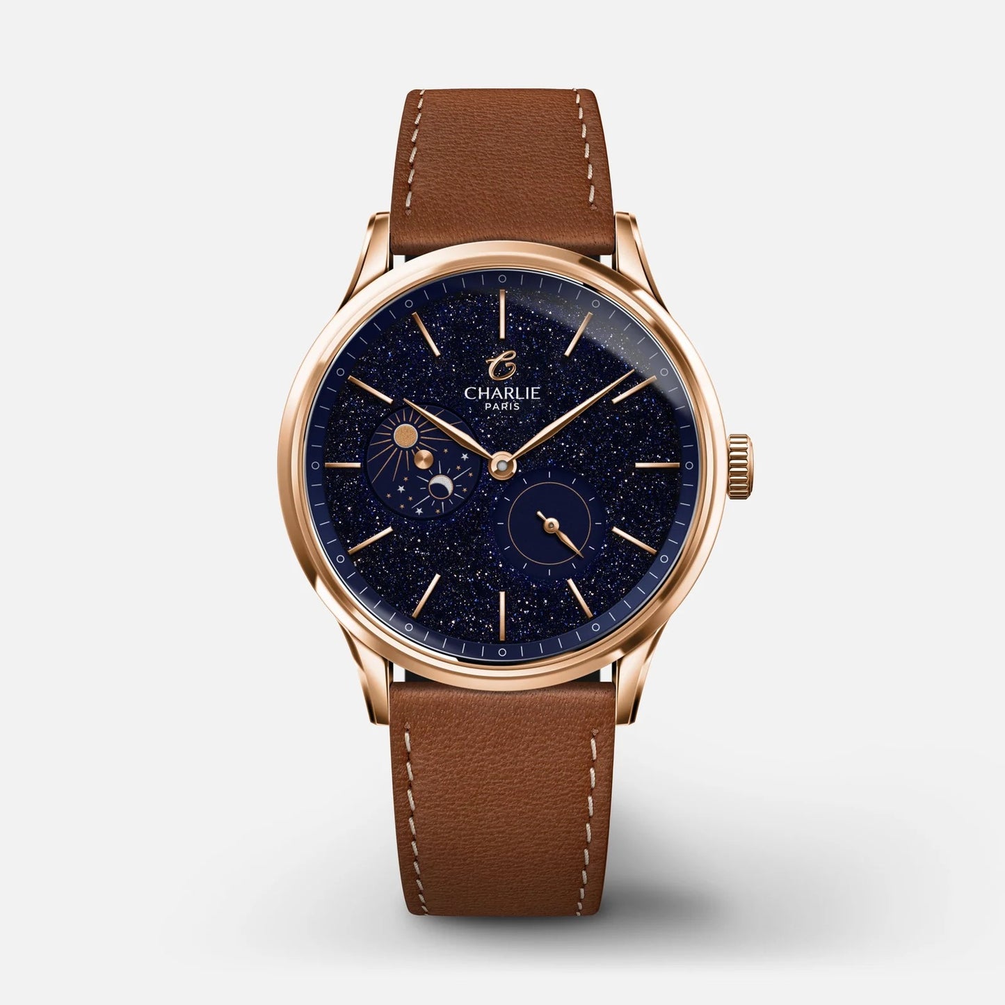 CHARLIE PARIS : INITIAL 36 JOUR/NUIT AVENTURINE OR ROSE