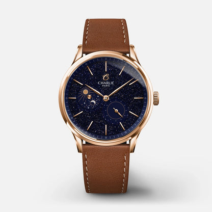 CHARLIE PARIS : INITIAL 36 JOUR/NUIT AVENTURINE OR ROSE