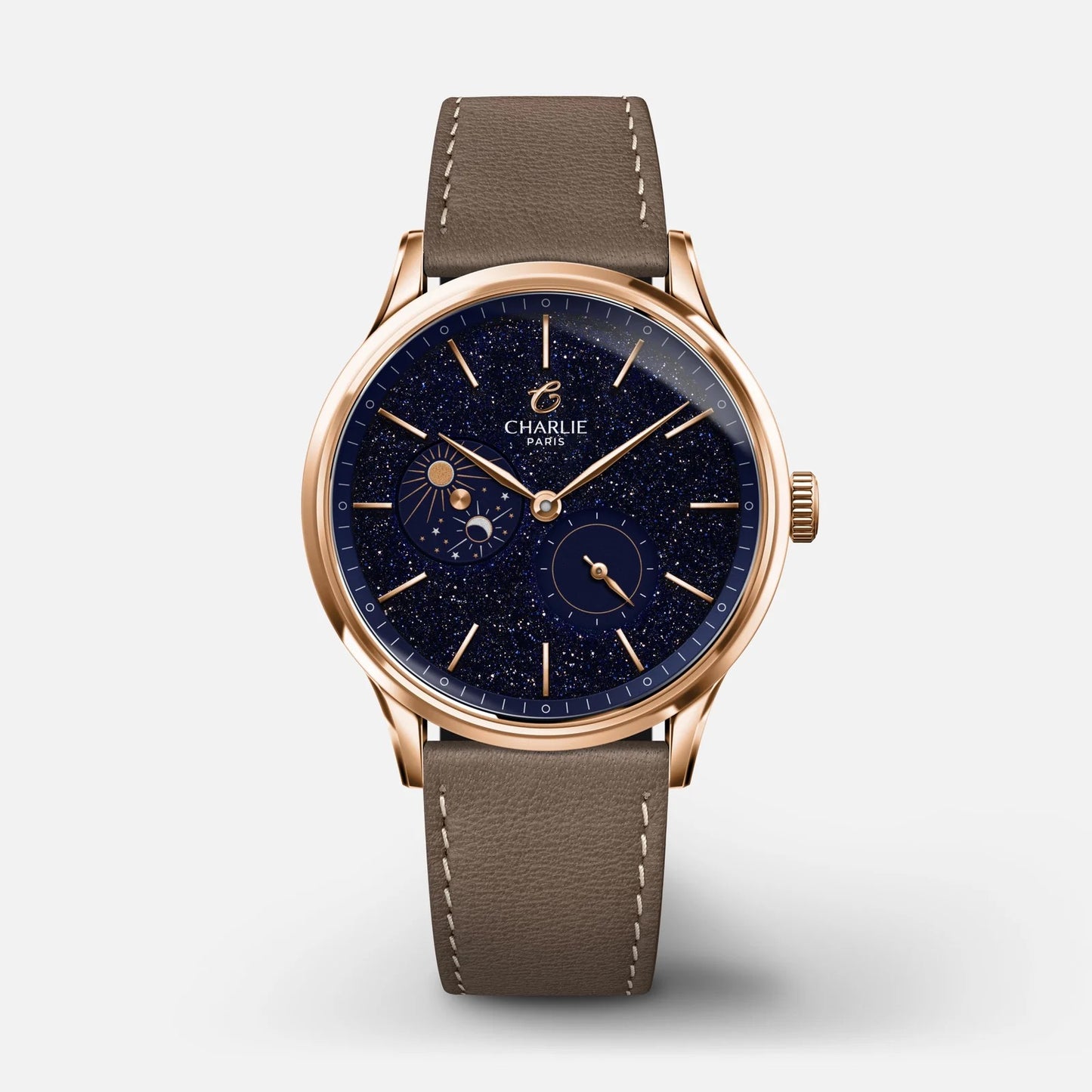 CHARLIE PARIS : INITIAL 36 JOUR/NUIT AVENTURINE OR ROSE