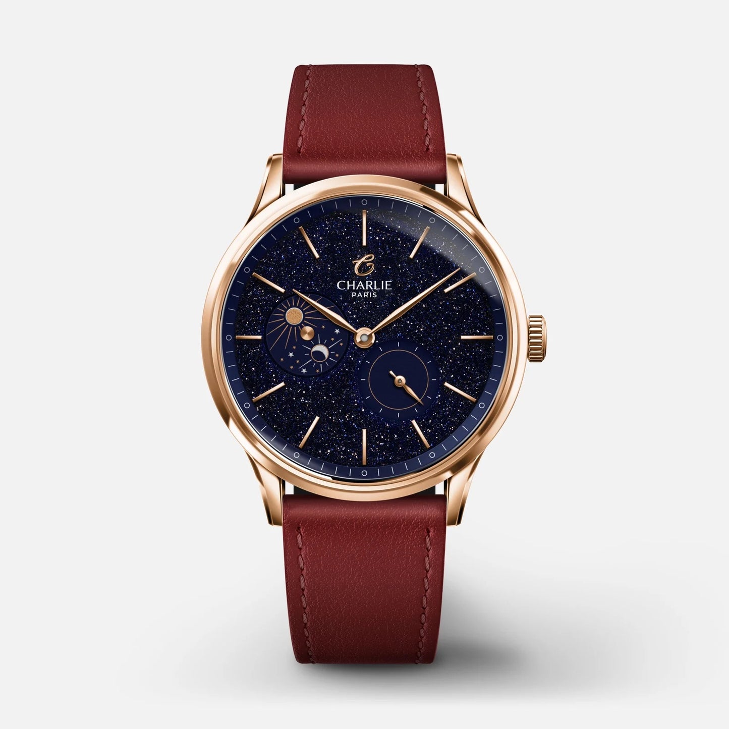 CHARLIE PARIS : INITIAL 36 JOUR/NUIT AVENTURINE OR ROSE