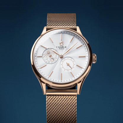 CHARLIE PARIS : INITIAL 36 JOUR/NUIT OR ROSE