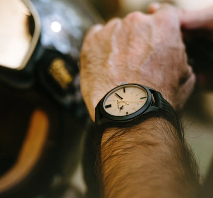 Montre Echo/Neutra : Averau 42 3H Céramique Sable