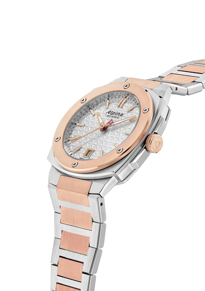 MONTRE ALPINA : ALPINER EXTREME QUARTZ OR ROSE & ACIER AL-220S2AE2B