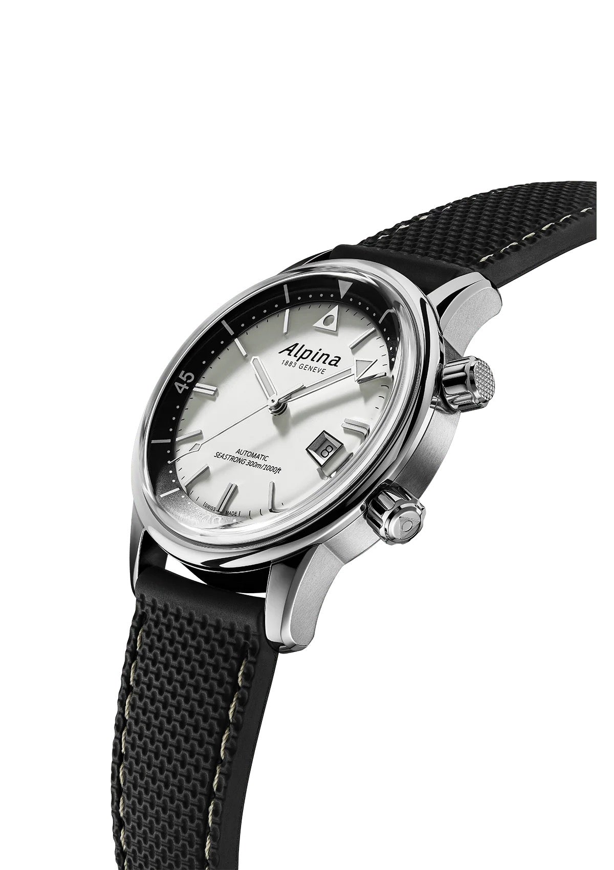 MONTRE ALPINA : HERITAGE SEASTRONG DIVER 300 BLANC AL-525S4H6