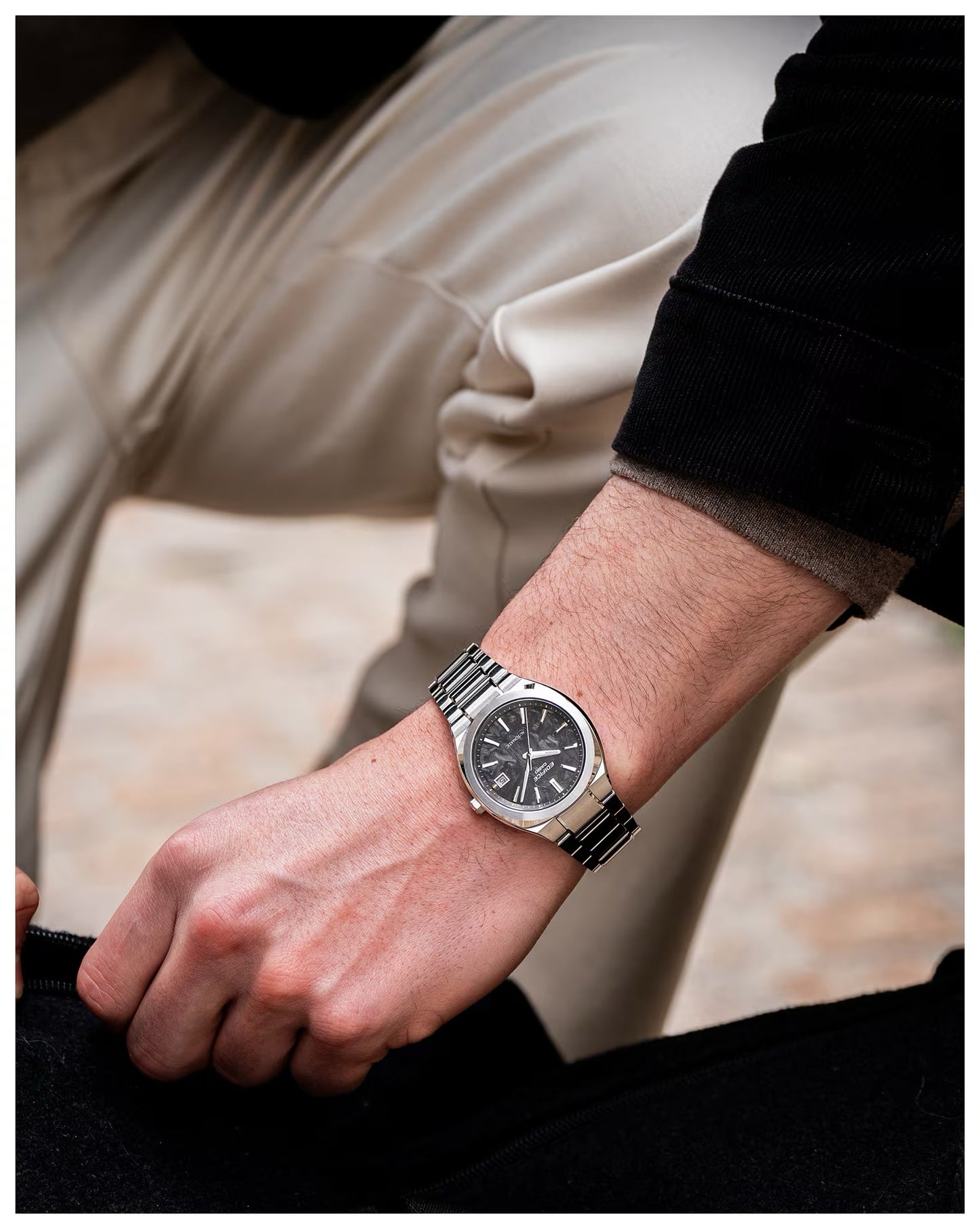 Casio Watch: Edifice Automatic Black EFK-200CD-1A