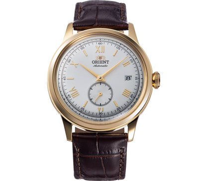 ORIENT : BAMBINO 38MM PETITE SECONDE BLANC & OR RA-AP0106S
