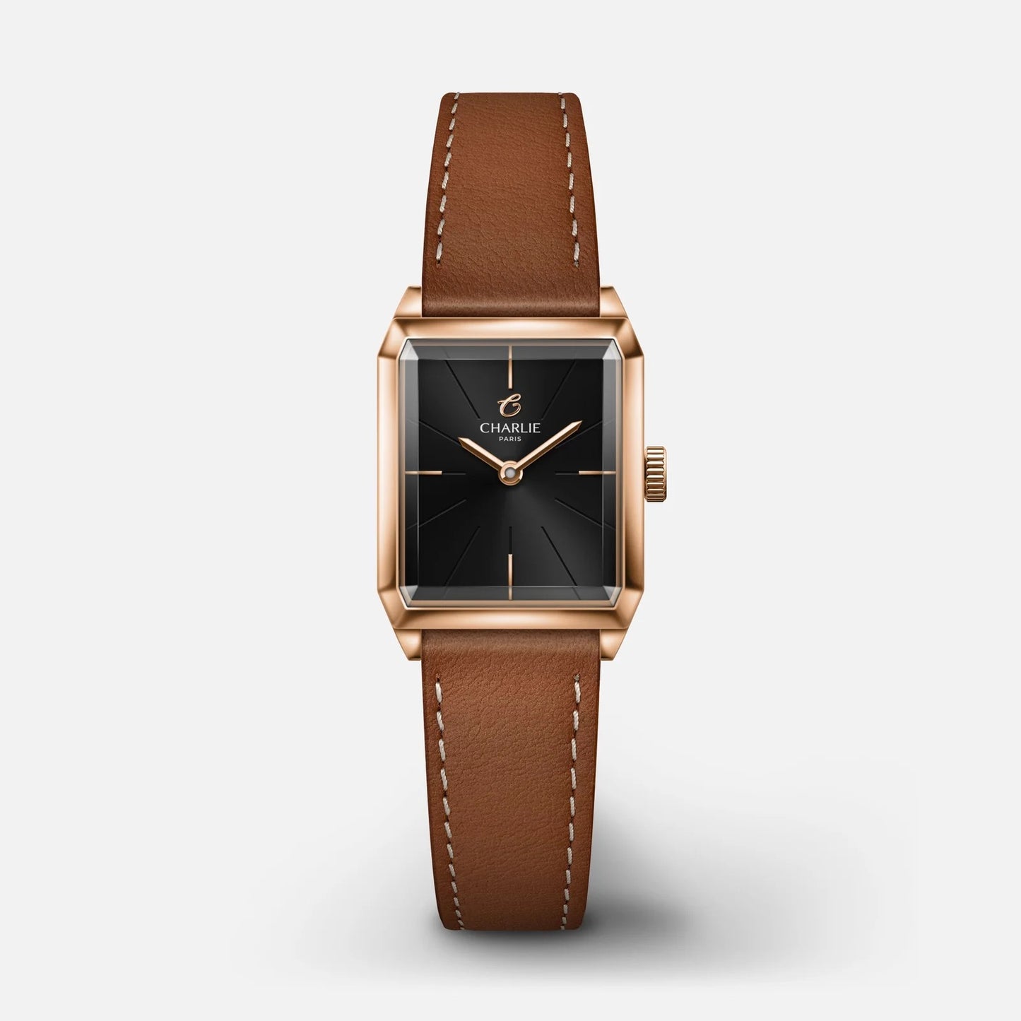 CHARLIE PARIS : MONCEAU NOIRE & OR ROSE