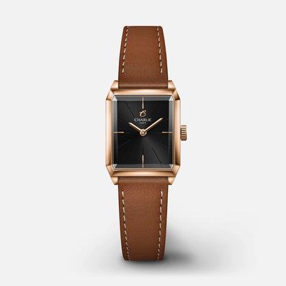 CHARLIE PARIS : MONCEAU NOIRE & OR ROSE