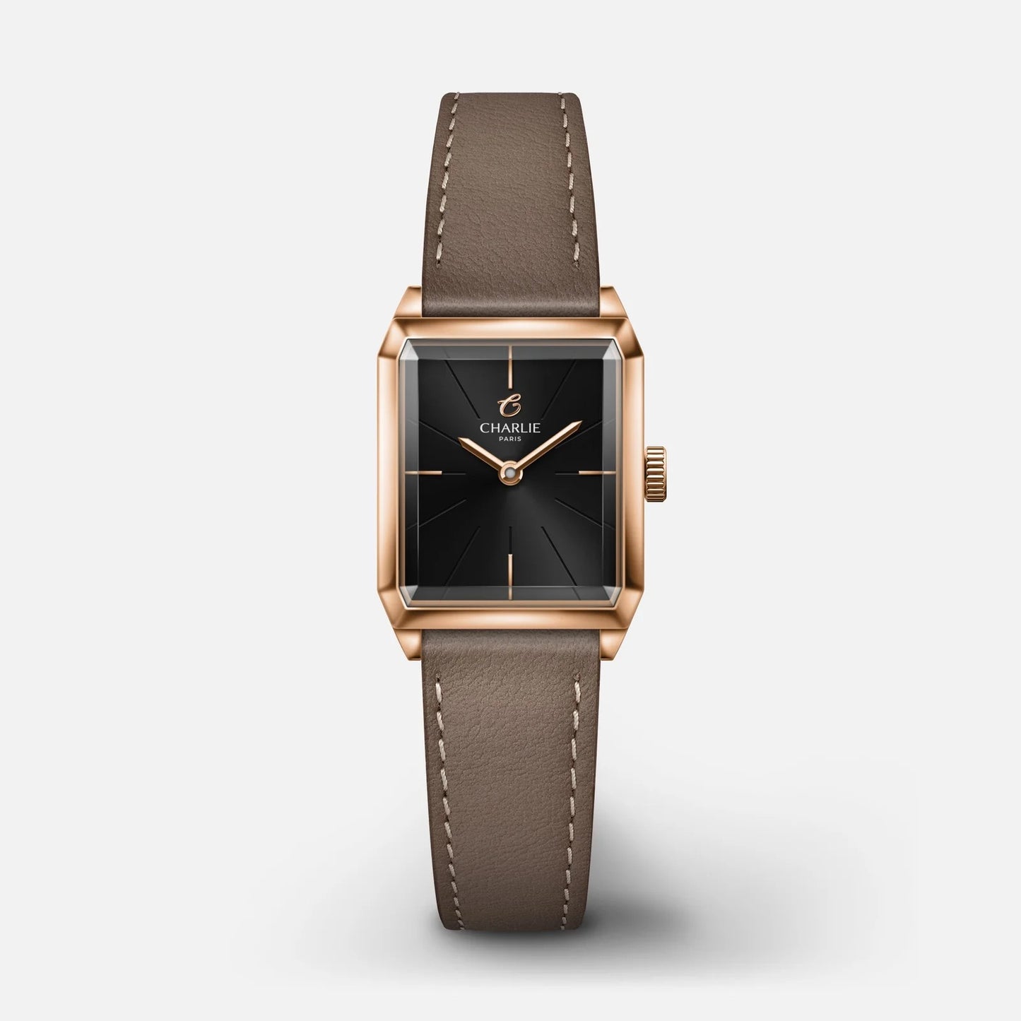 CHARLIE PARIS : MONCEAU NOIRE & OR ROSE