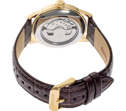 ORIENT : BAMBINO 38MM PETITE SECONDE BLANC & OR RA-AP0106S