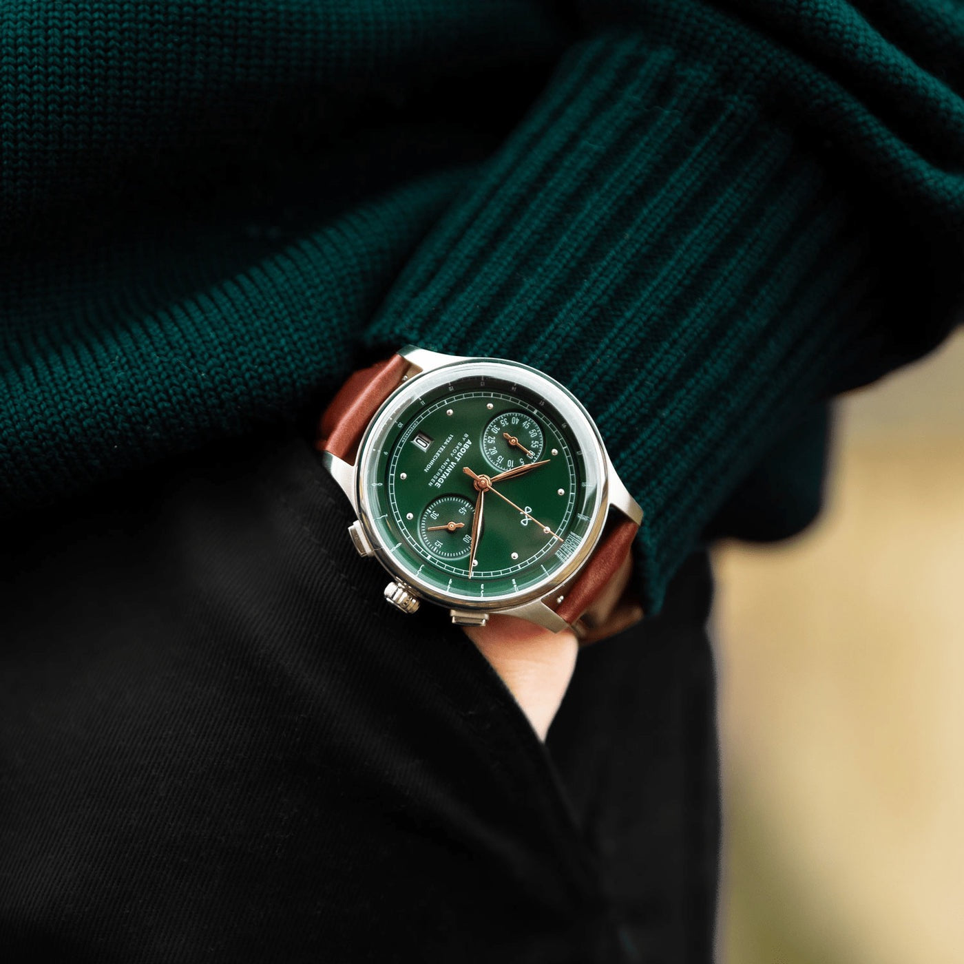 AV86 : 1934 TELECHRON STEEL GREEN