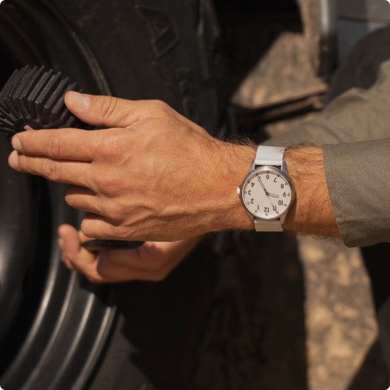 Montre Mudita : Radiant Blanc Automatique