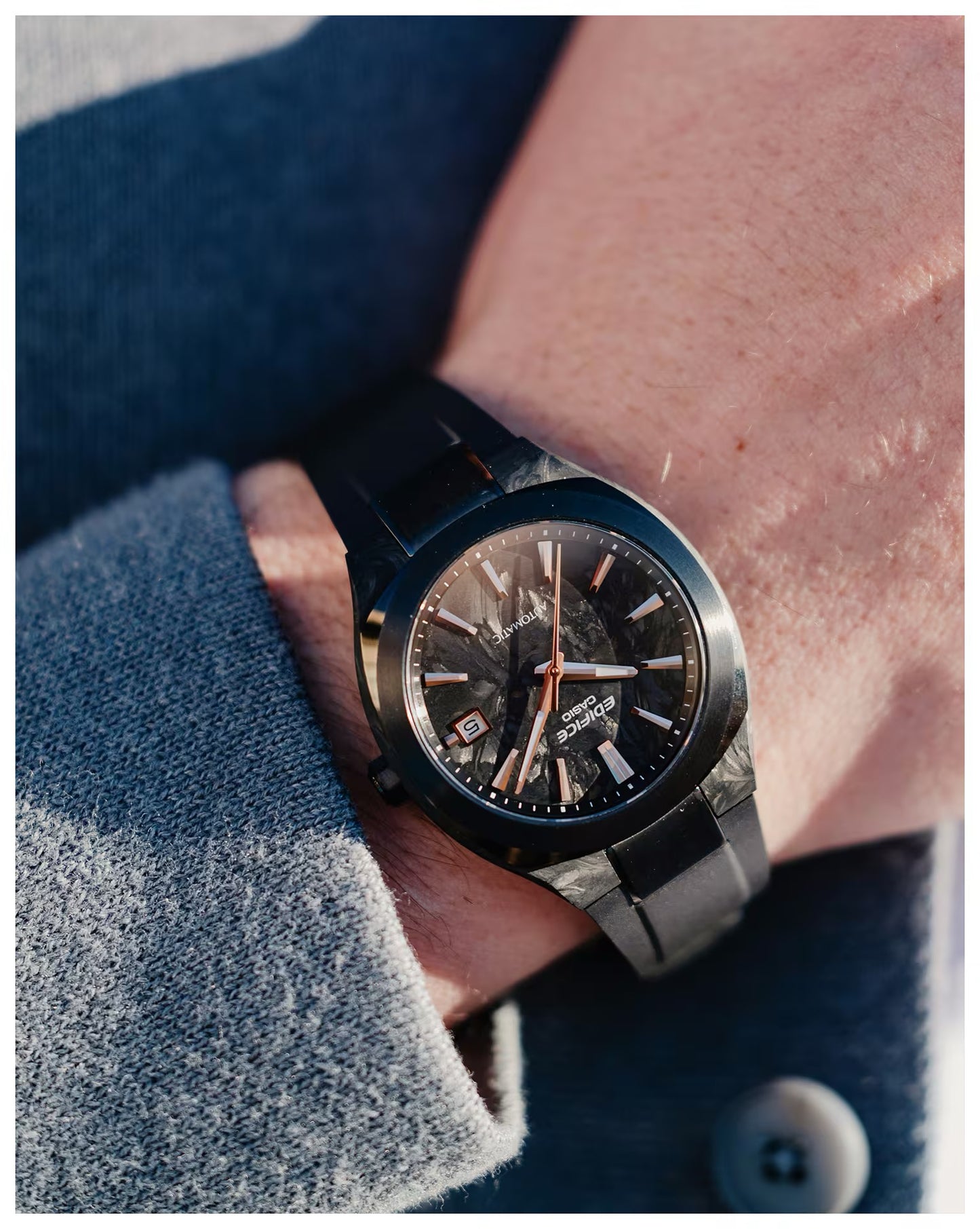 Reloj Casio: Edifice Automático Carbono EFK-200XPB-1A
