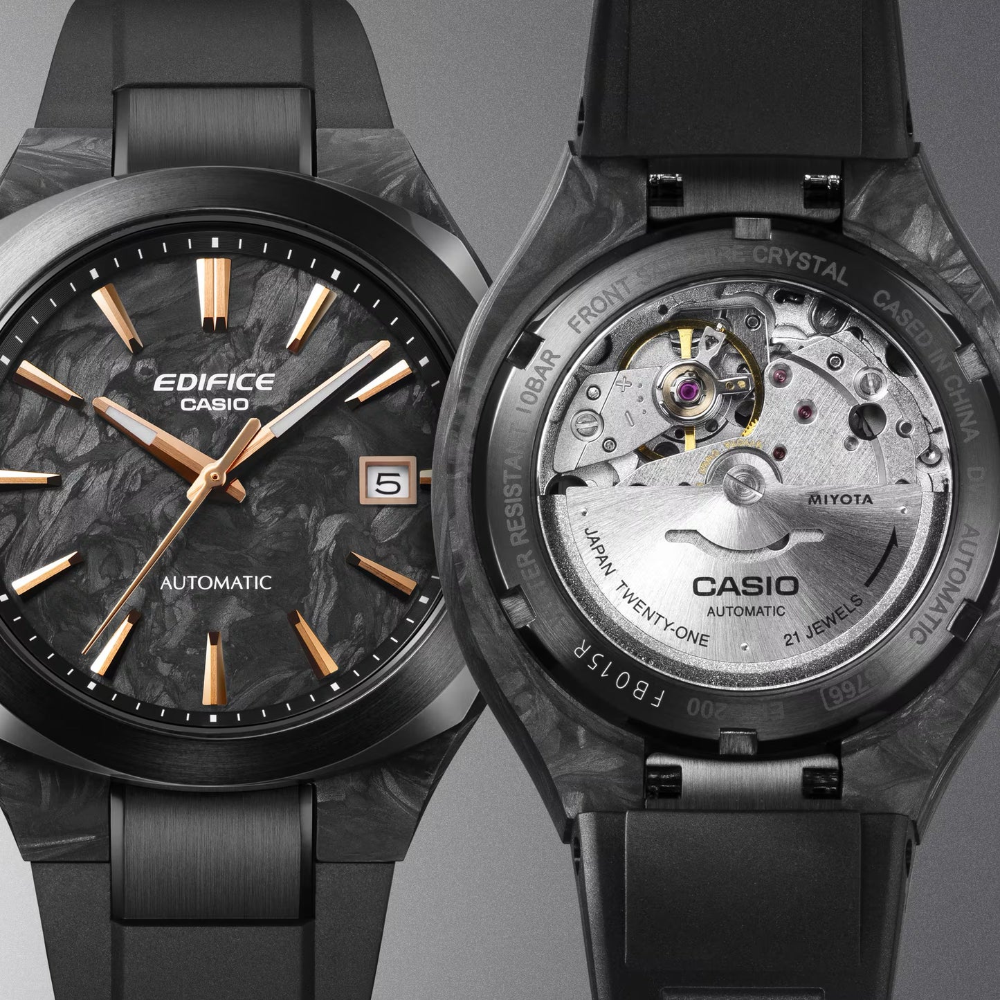 Reloj Casio: Edifice Automático Carbono EFK-200XPB-1A