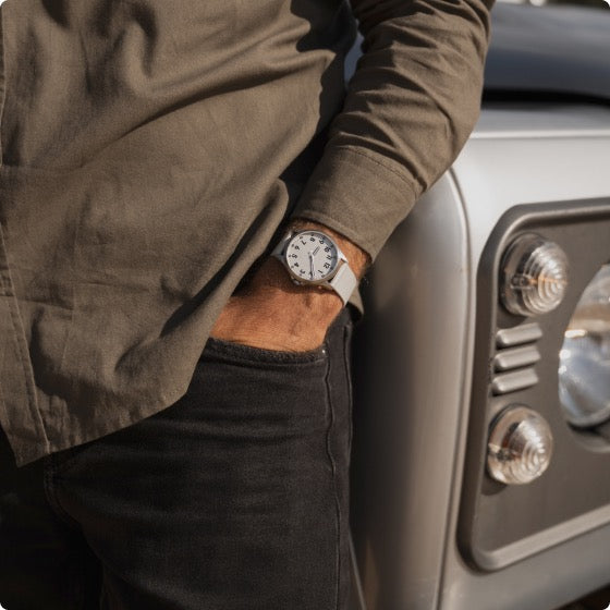 Montre Mudita : Radiant Blanc Automatique