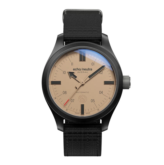 Montre Echo/Neutra : Averau 42 3H Céramique Sable