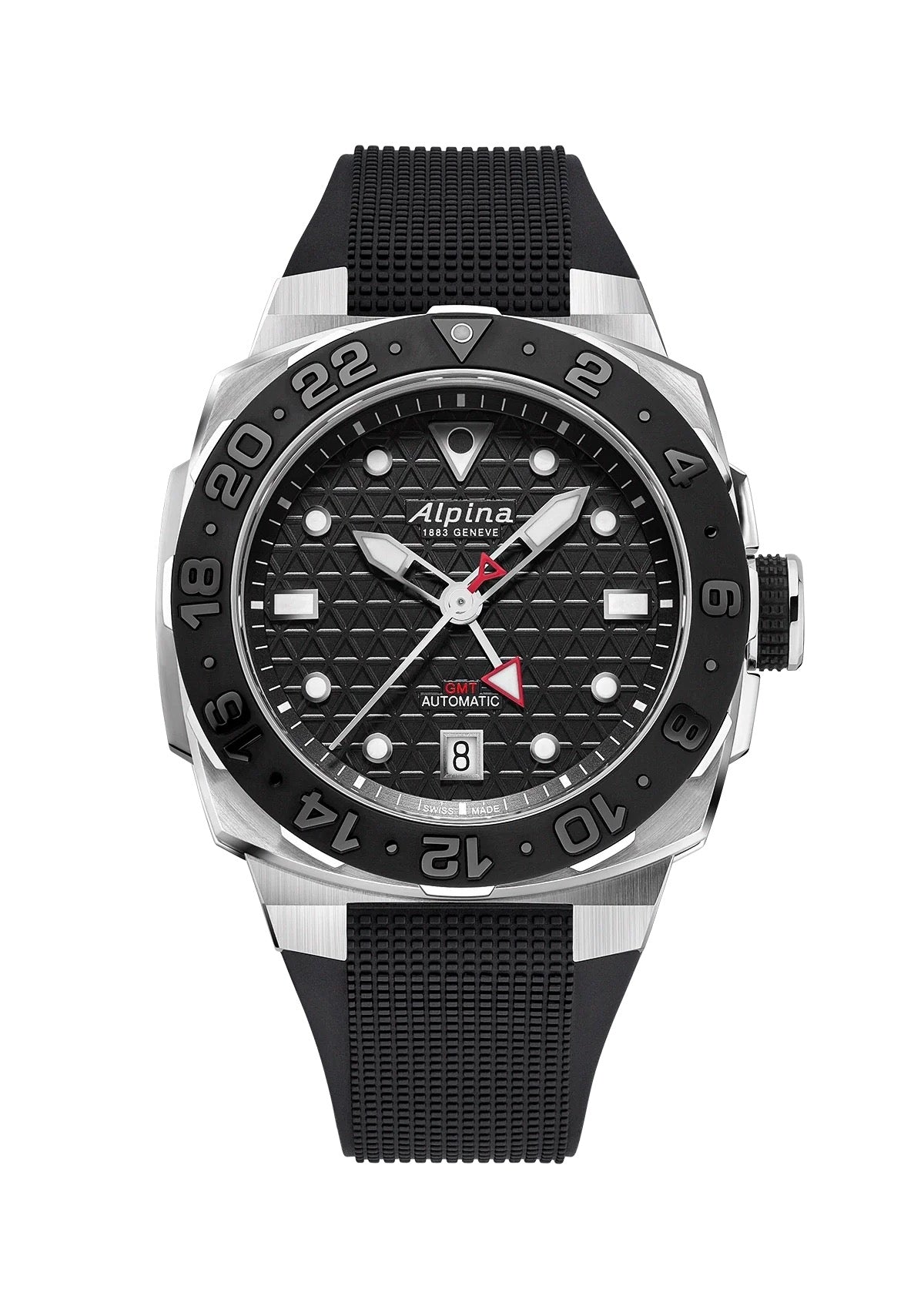 MONTRE ALPINA : SEASTRONG DIVER EXTREME AUTOMATIQUE GMT NOIR AL-560B3VE6