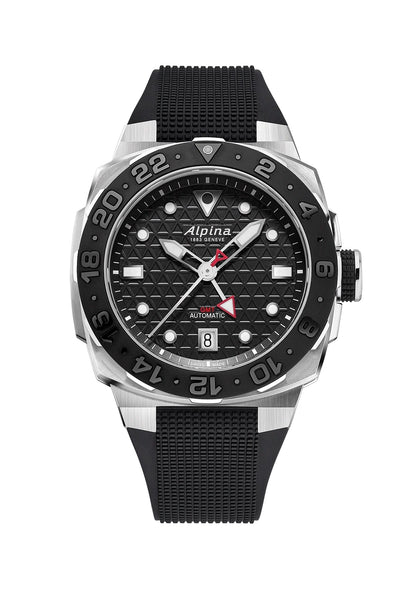 MONTRE ALPINA : SEASTRONG DIVER EXTREME AUTOMATIQUE GMT NOIR AL-560B3VE6