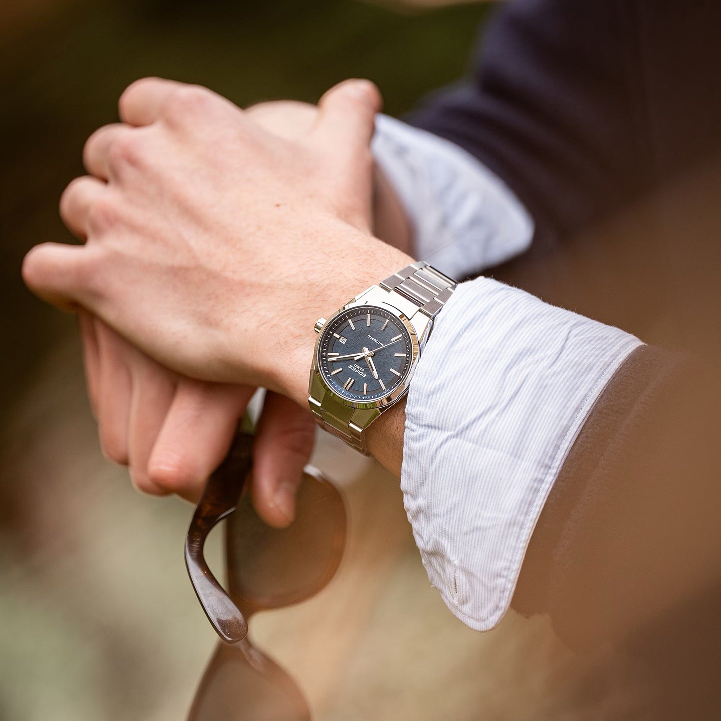 Montre Casio : Édifice Automatique Bleu EFK-110D-2A