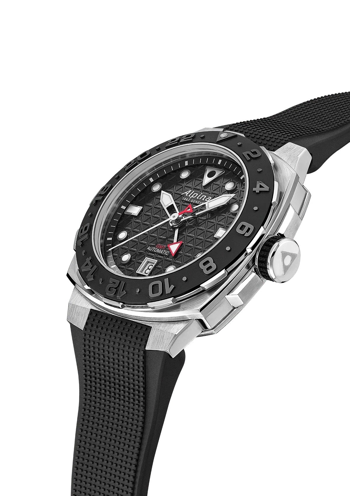 MONTRE ALPINA : SEASTRONG DIVER EXTREME AUTOMATIQUE GMT NOIR AL-560B3VE6