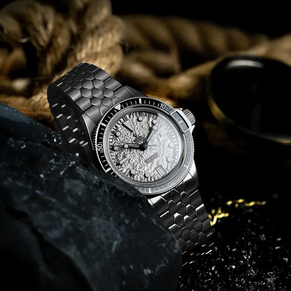 MONTRE YEMA : SUPERMAN TITANE MOONTIDE CMM.11 ÉDITION LIMITÉE