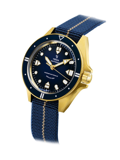 Montre Yema : Navygraf Marine Nationale Quartz Édition 400e Anniversaire YMHF1591MN-GG