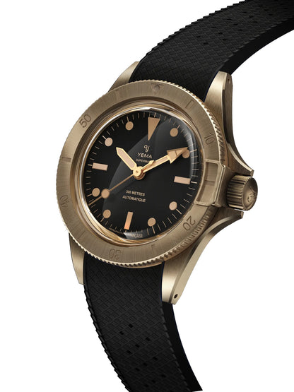 RELOJ YEMA: SUPERMAN BRONCE NEGRO 10CM