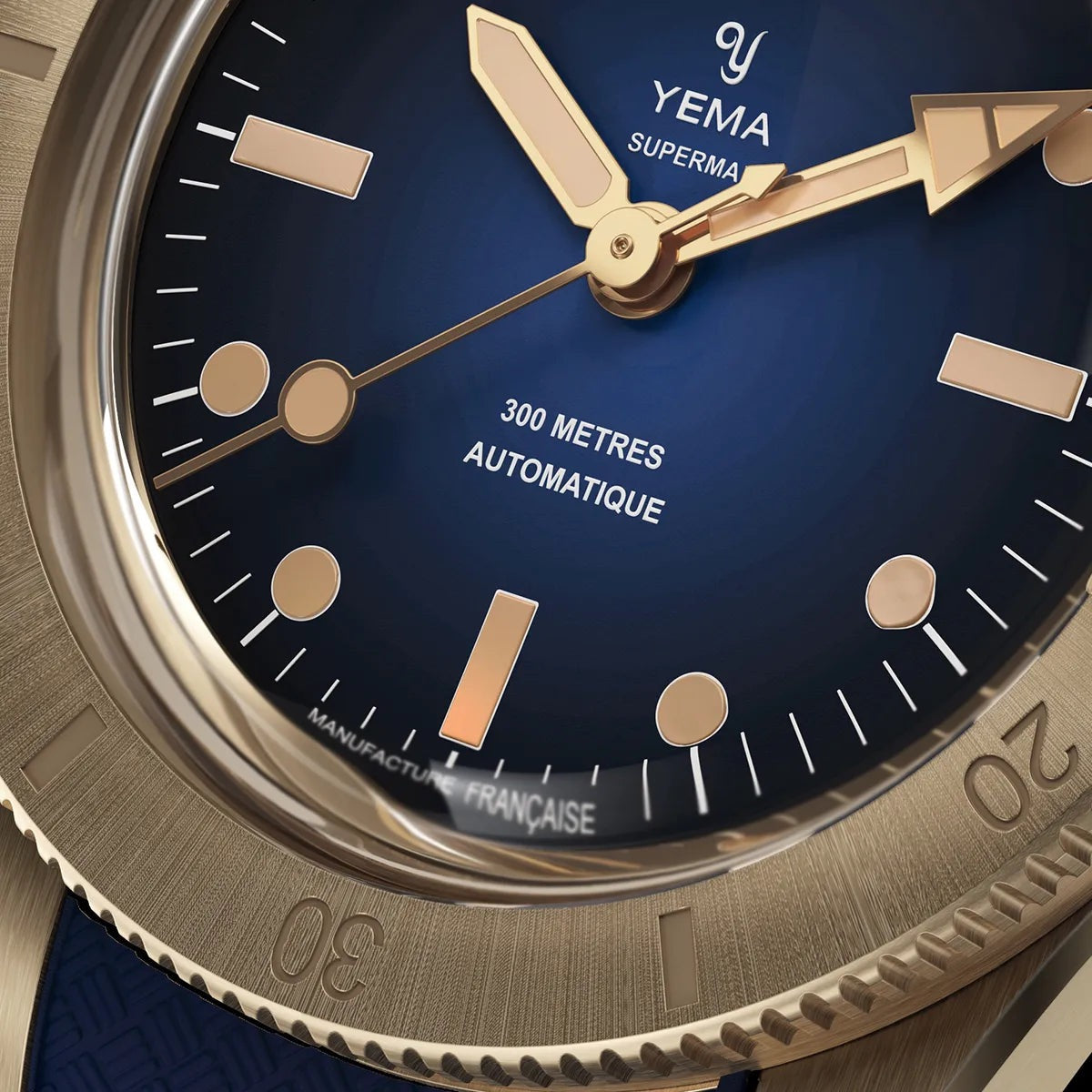 YEMA WATCH: SUPERMAN BRONZE BLUE 10CM