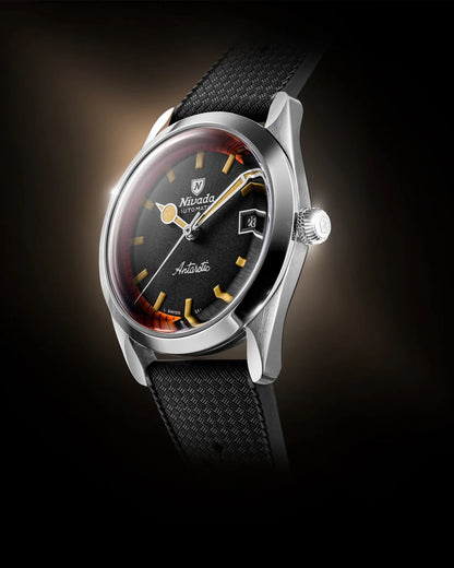 Montre Nivada Grenchen : Super Antarctic Orange et Noir